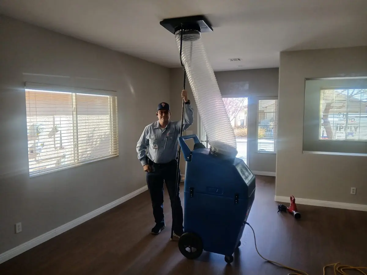 Professional Dryer Vent Cleaning work inside a Lake Mary home